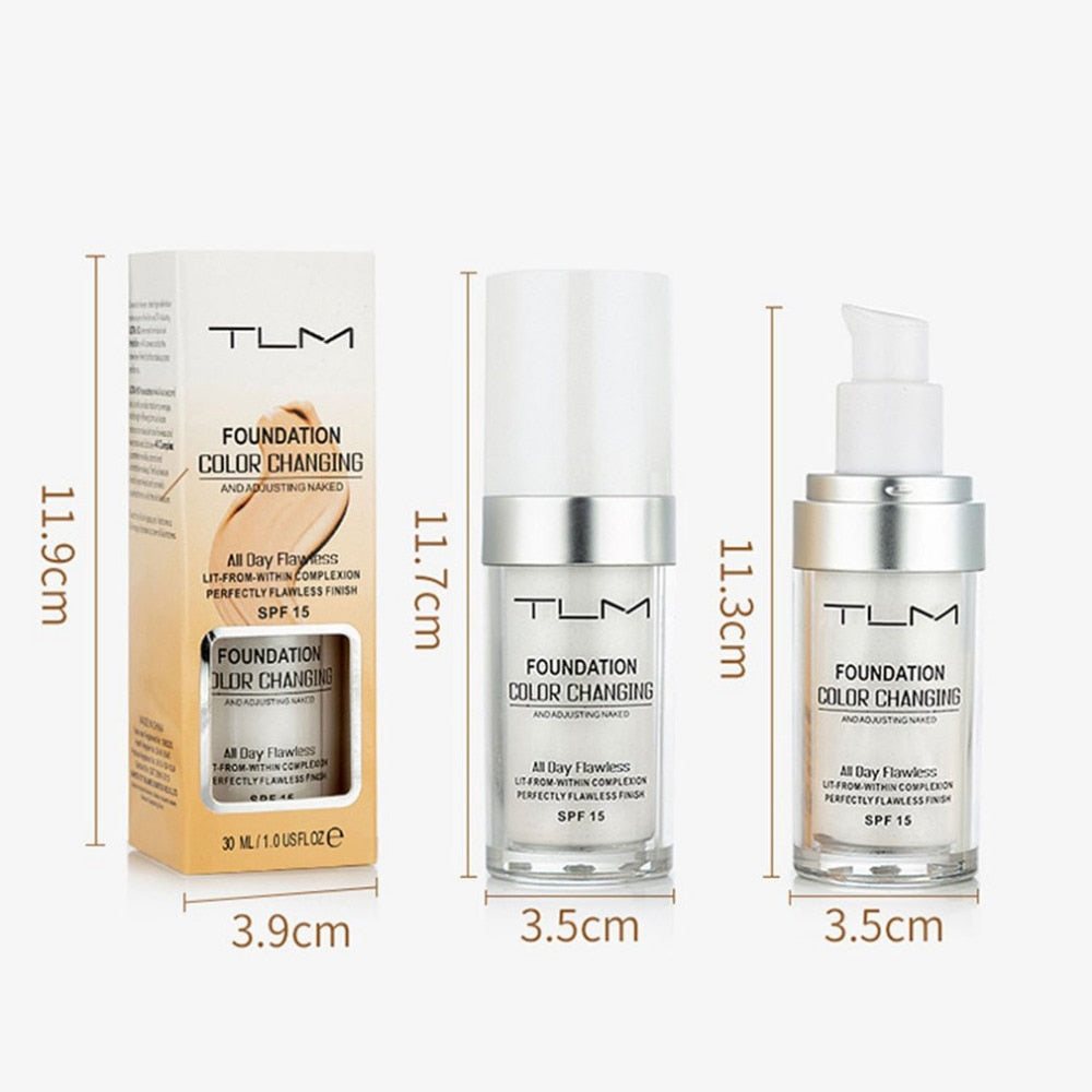 Color Changing Foundation for Natural Even Coverage