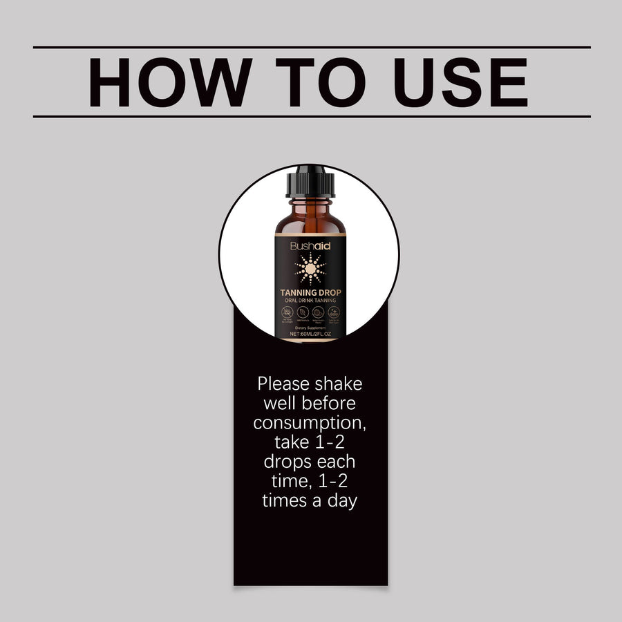 Sunless Tanning Drops - Natural Glow Without Sun