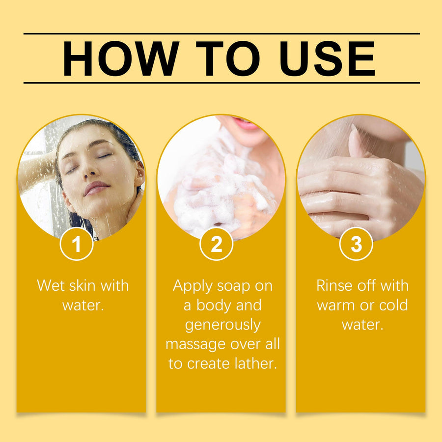 Herbal Lemon Bath Soap for Oily Skin & Deep Cleansing