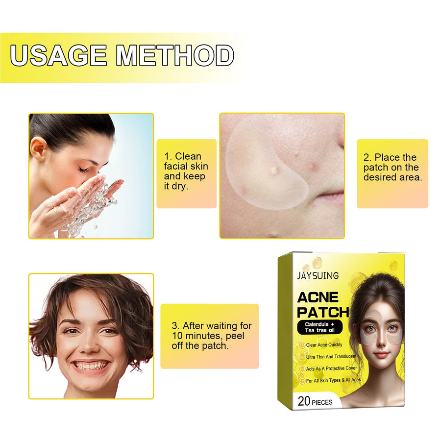Hydrocolloid Acne Patches for Discreet Blemish Cover