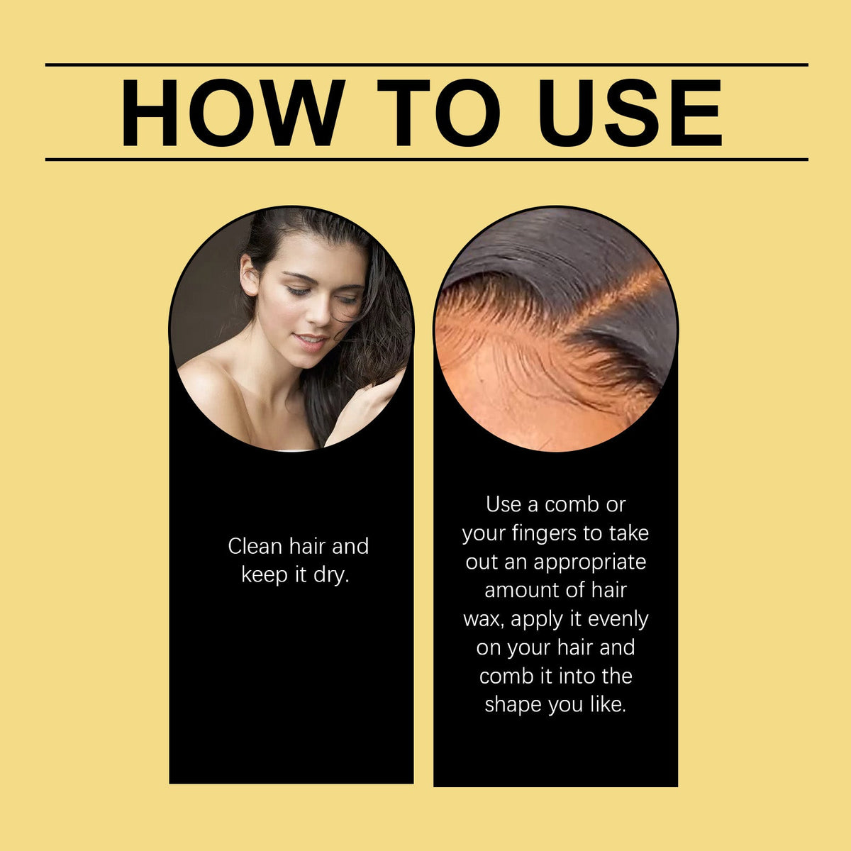 Hair Styling Wax for Smooth, Polished All-Day Hold