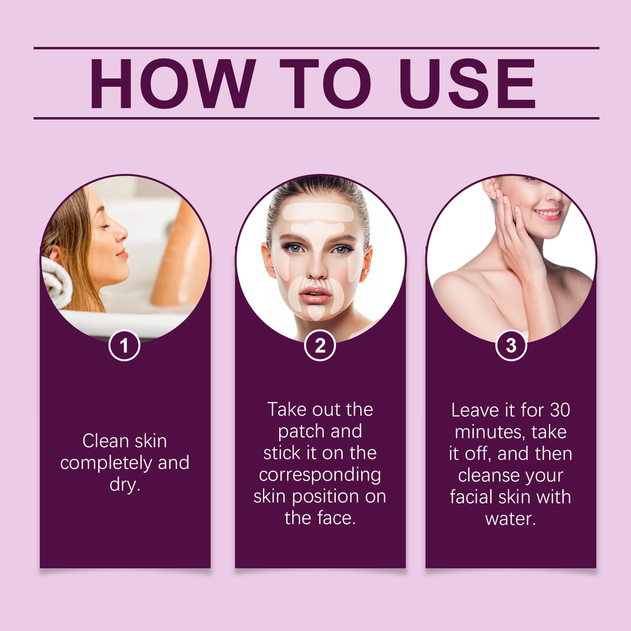 Face Moisturizing Patch Set for Smoother, Firmer Skin