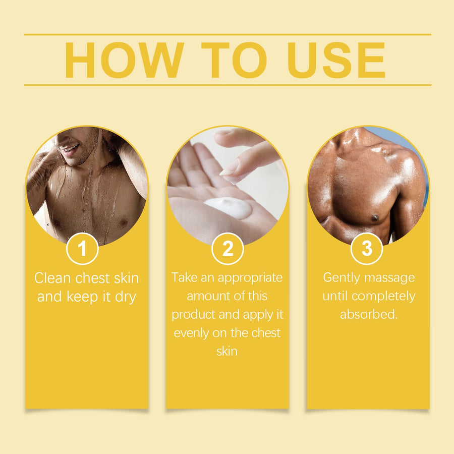 Men’s Breast Care Cream – Daily Moisturizing Chest Treatment