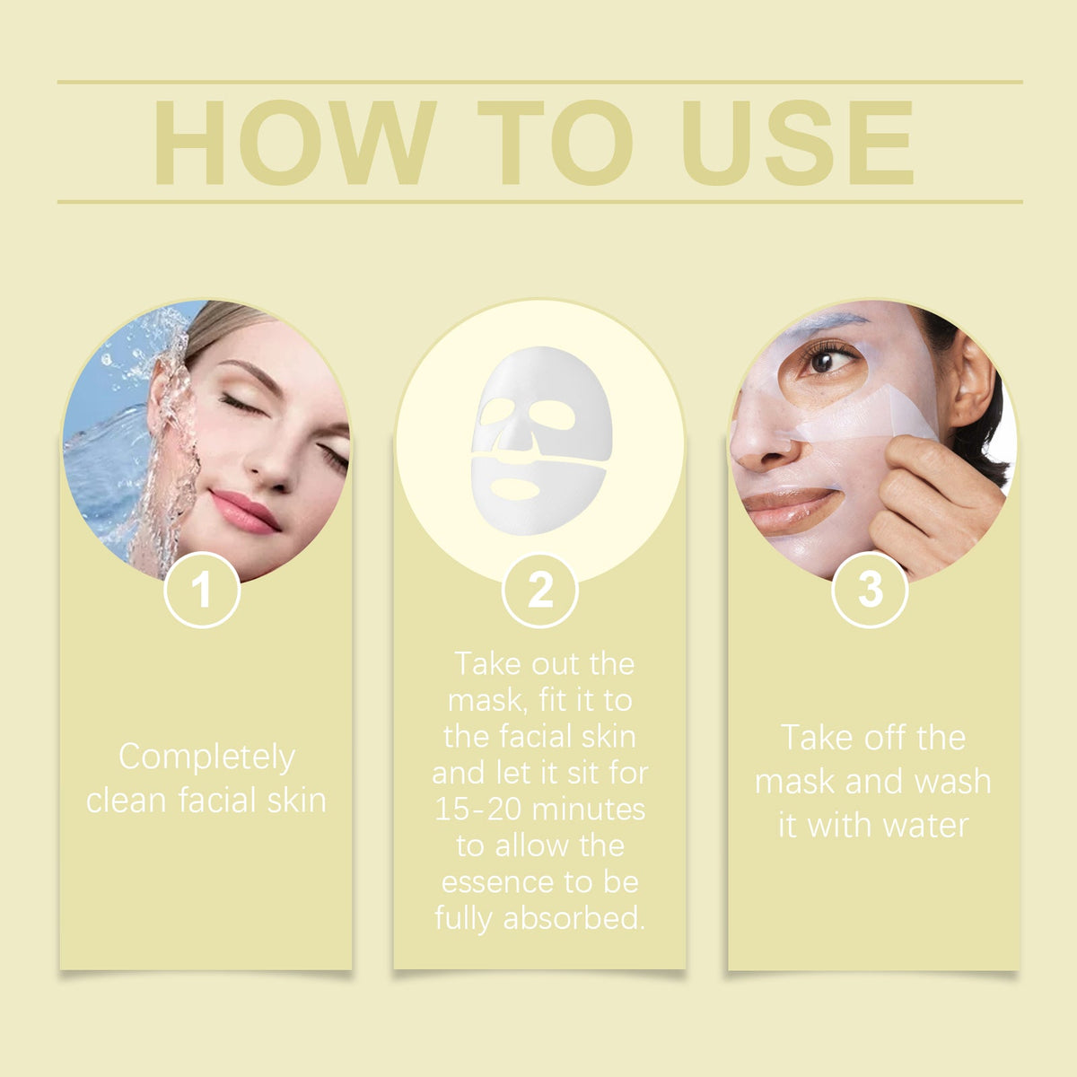 Collagen & Vitamin C Face Mask – Instant Brightening