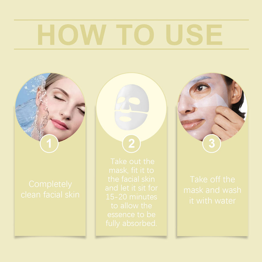 Niacin Vitamin C Sheet Mask for Instant Radiance