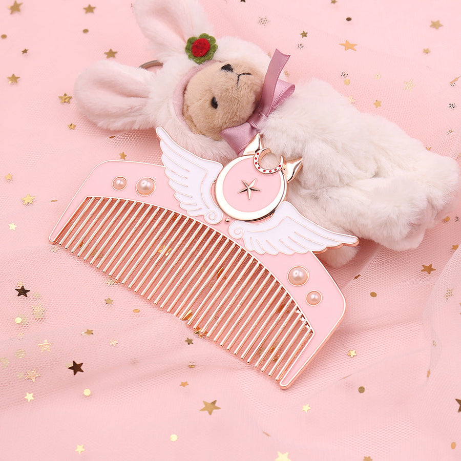 Decorative Hair Comb with Angel Wings — Cute Valentine’s