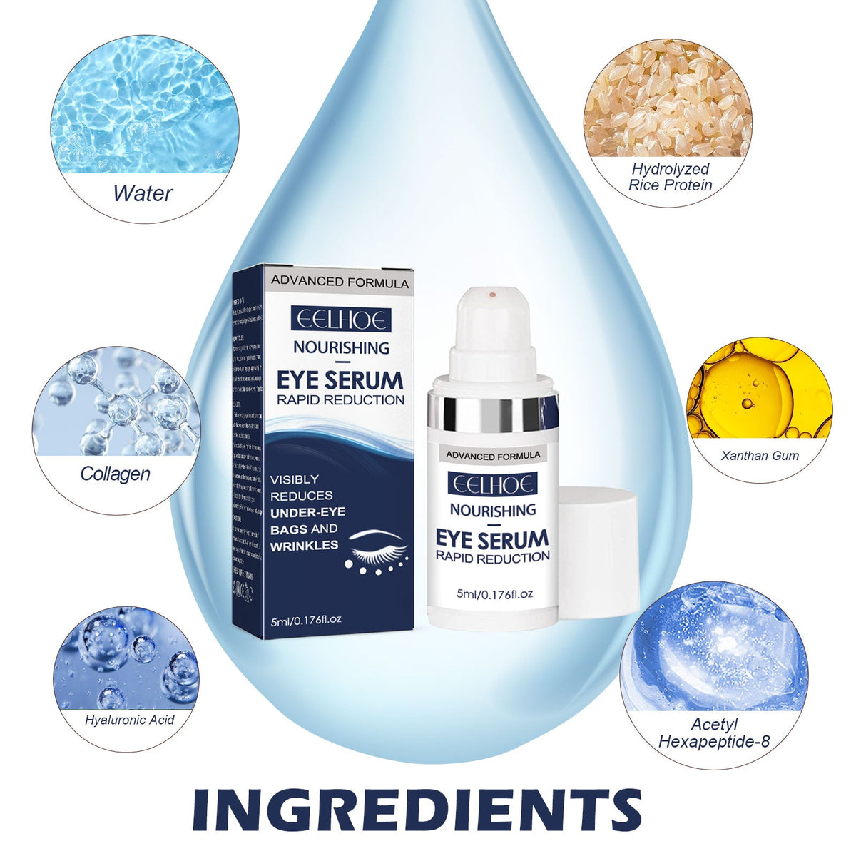Eye Serum: Rapid Reduction of Bags & Wrinkles in Days