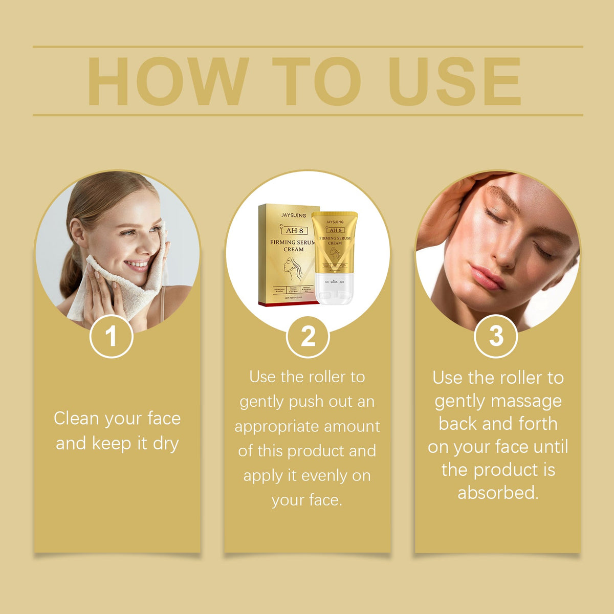 Firming Roller Cream for Fine Lines & Sagging Skin