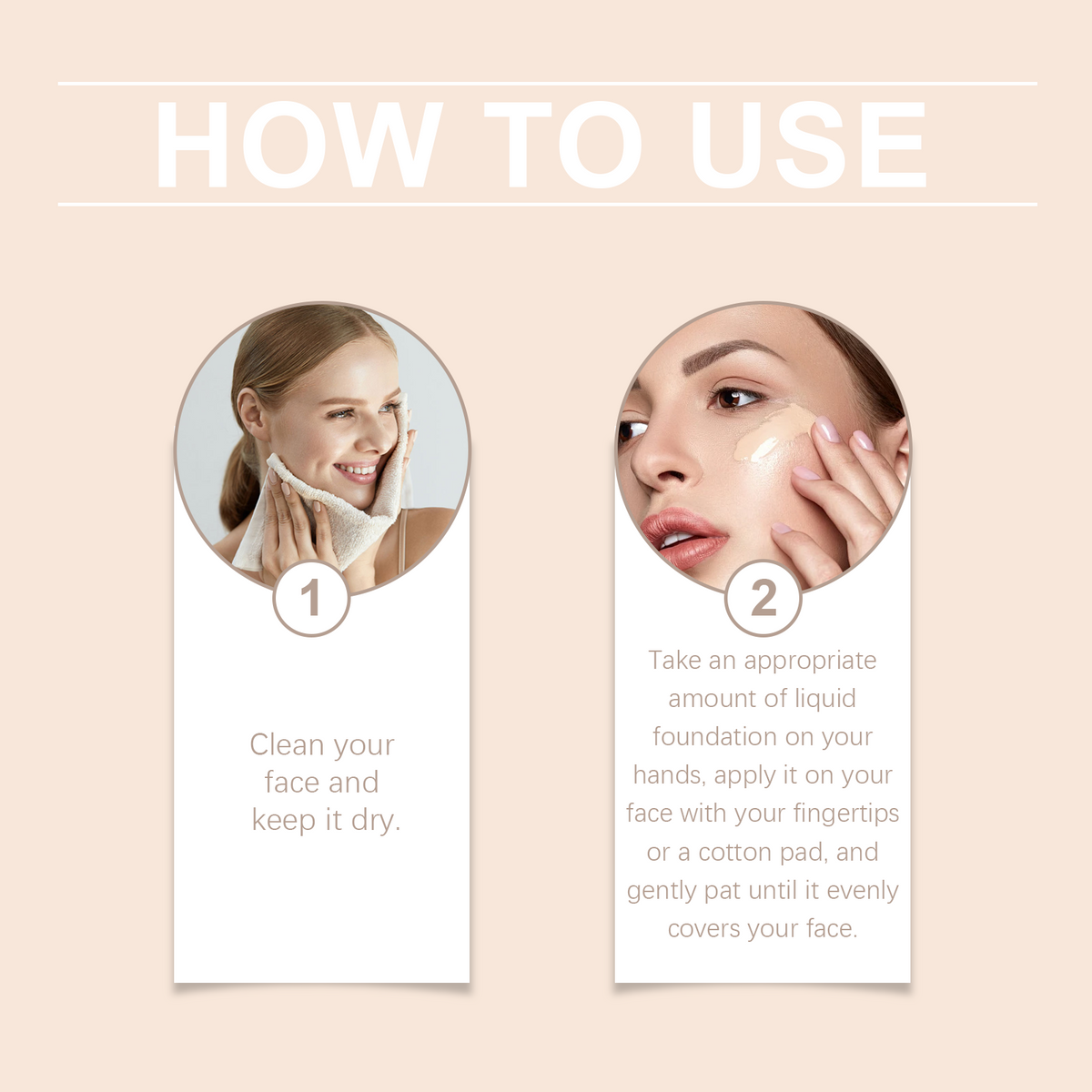 Moisturizing Concealer Foundation for Smooth Matte Skin