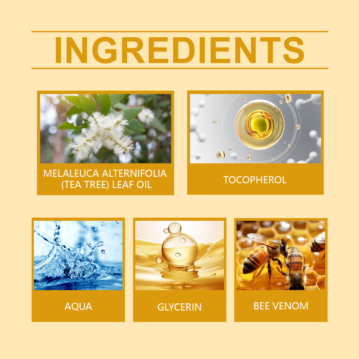 Bee Venom Blemish Spray for Warts & Skin Imperfections