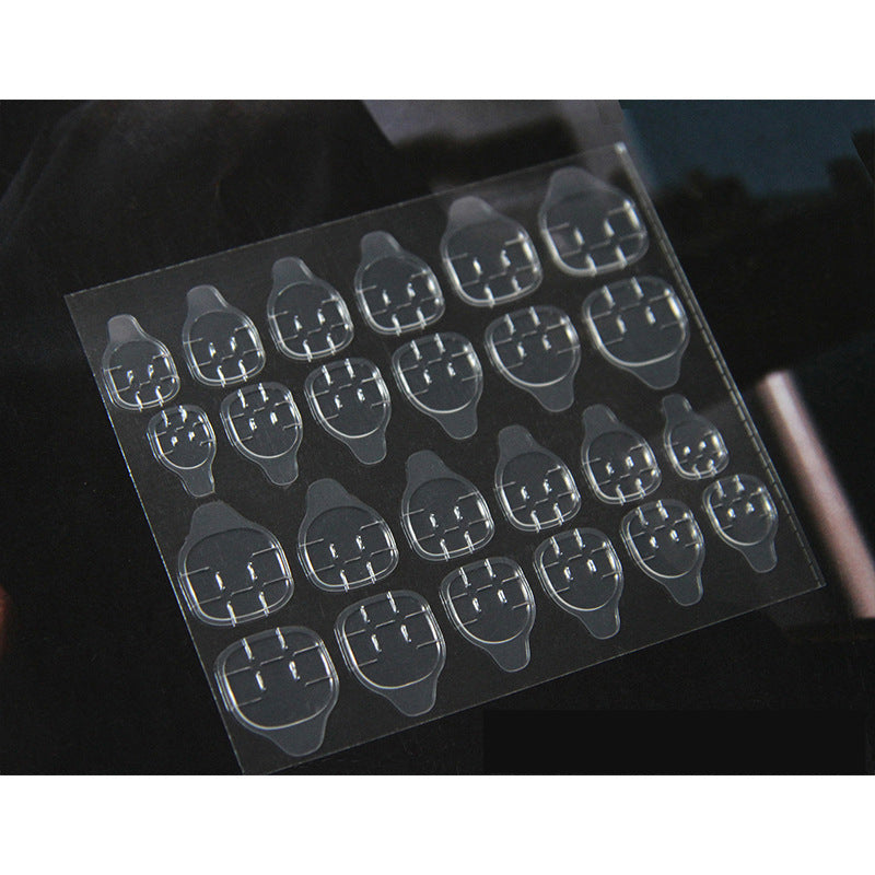 Long Press-On Nails for Dramatic Butterfly Nail Art