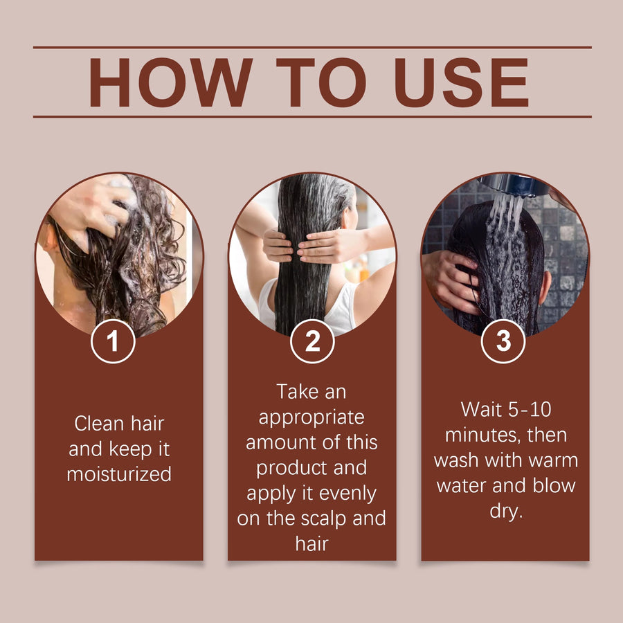 Hair Repair Mask for Smooth, Glossy, Stronger Hair
