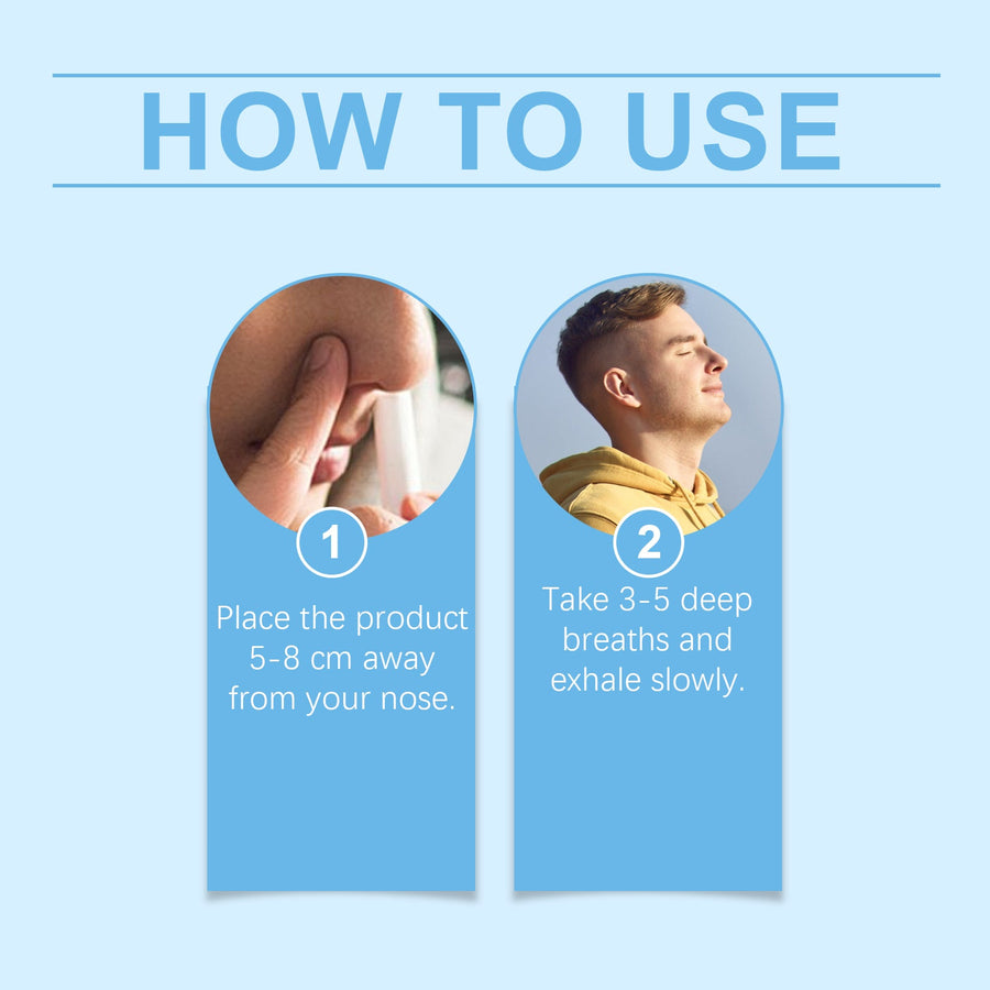 Aromatic Nasal Inhaler Set for Everyday Fresh Air Relief