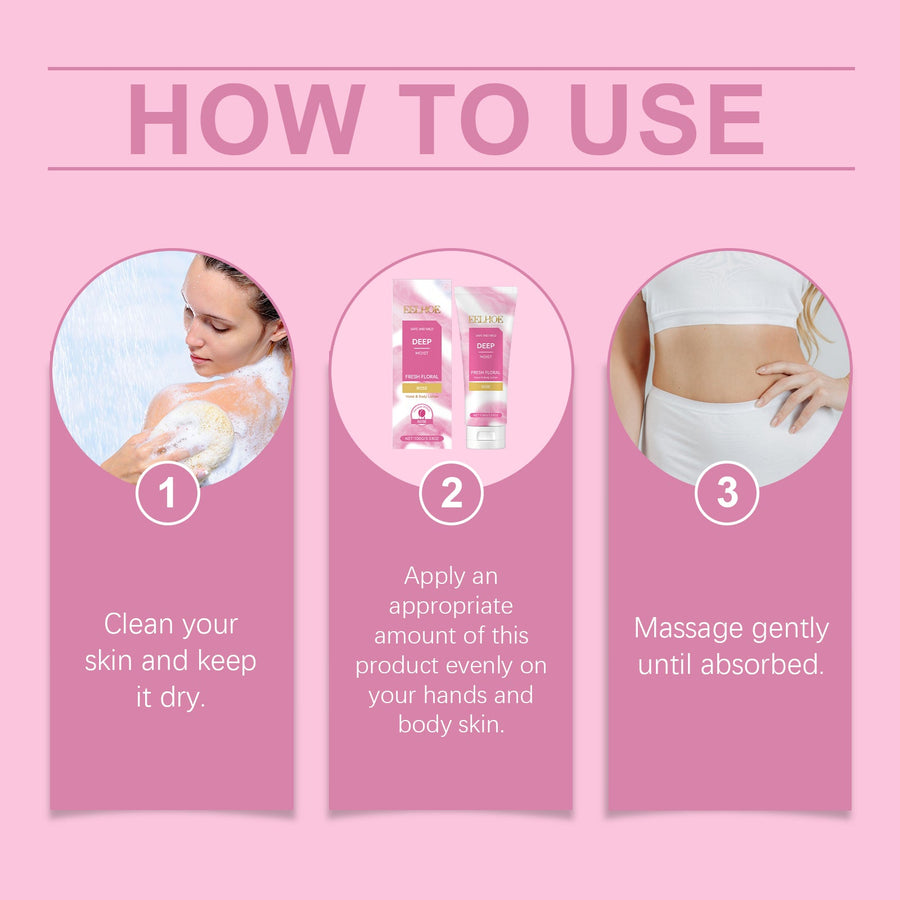 EELHOE Rose Body Lotion for Deep Daily Hydration