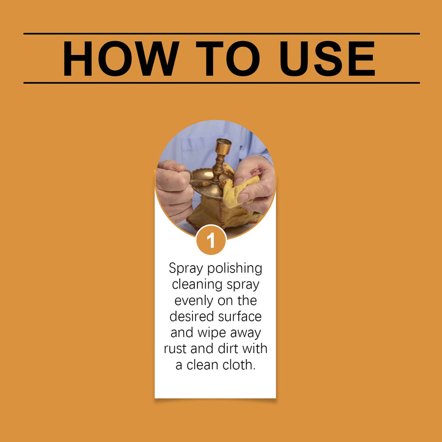 Brass Polishing Spray — Restore Luster in One Spray