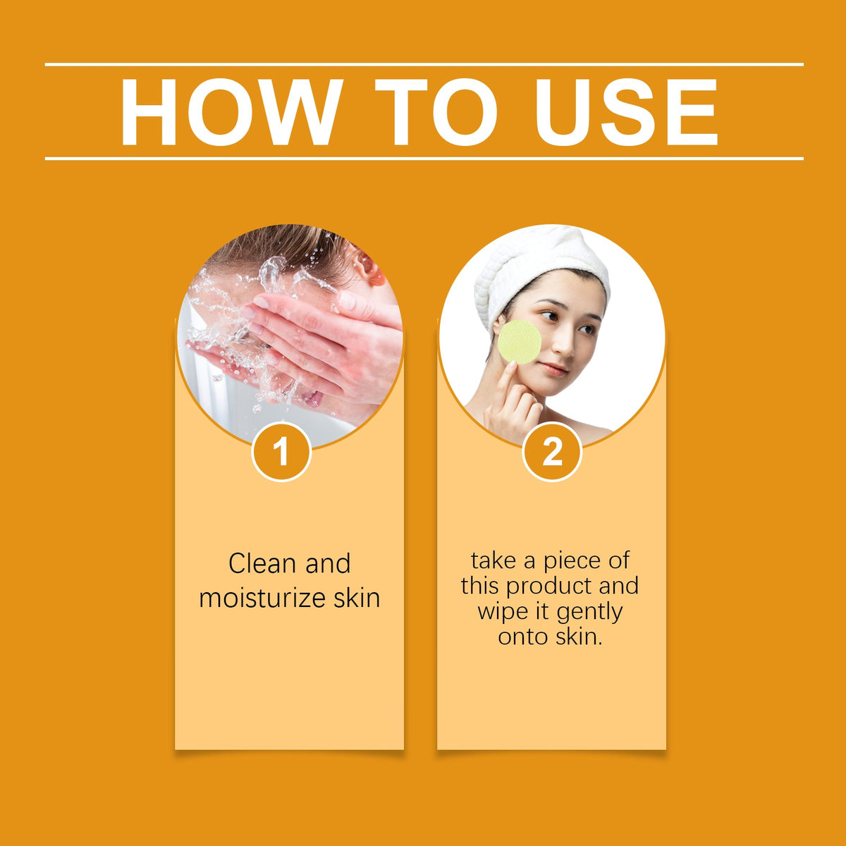 Kojic Acid Turmeric Cleansing Pads for Pores & Glow