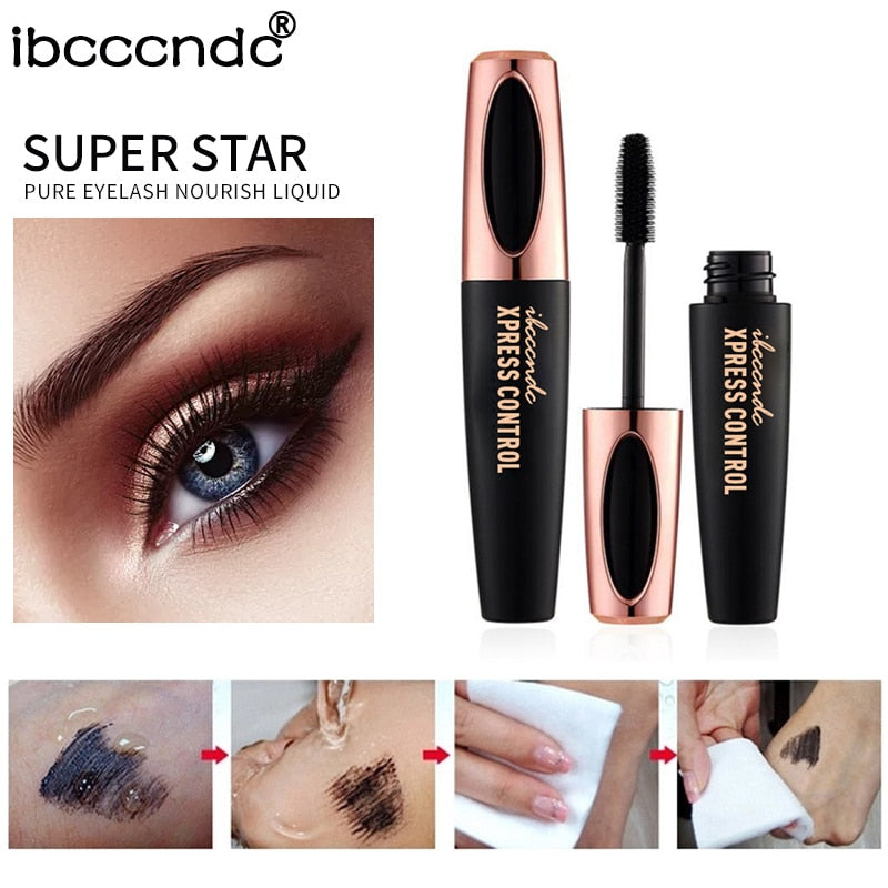 4D Silk Fiber Mascara for Waterproof, Longer Lashes
