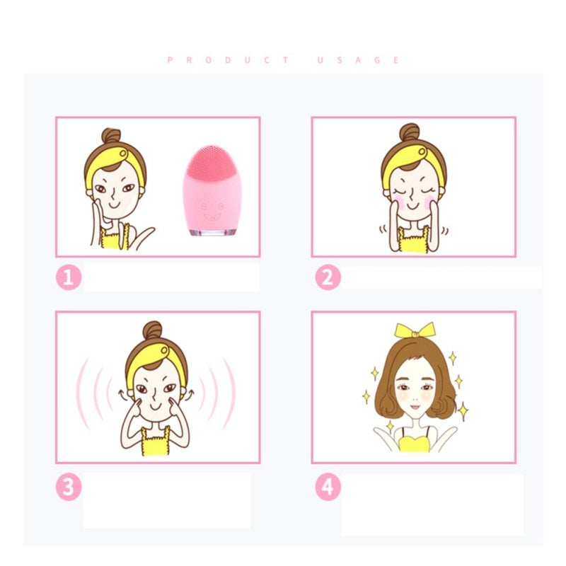 Silicone Facial Cleansing Brush for a Fresher Complexion