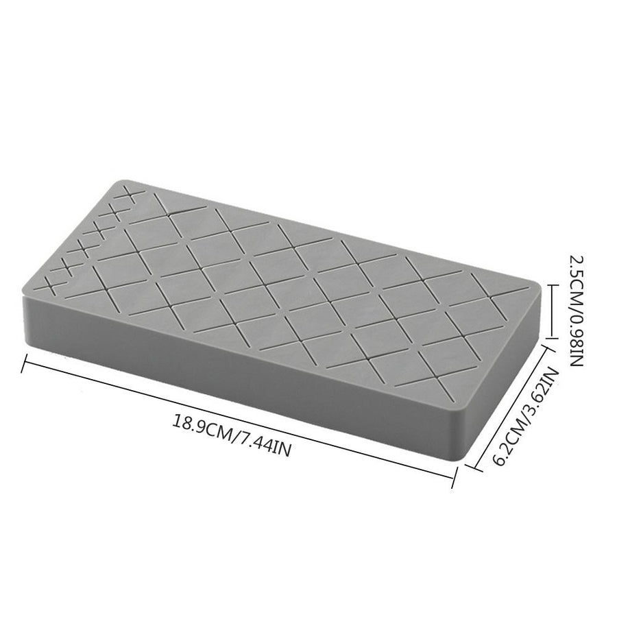 18-Grid Silicone Lipstick Organizer — Self-Sealing Makeup Rack