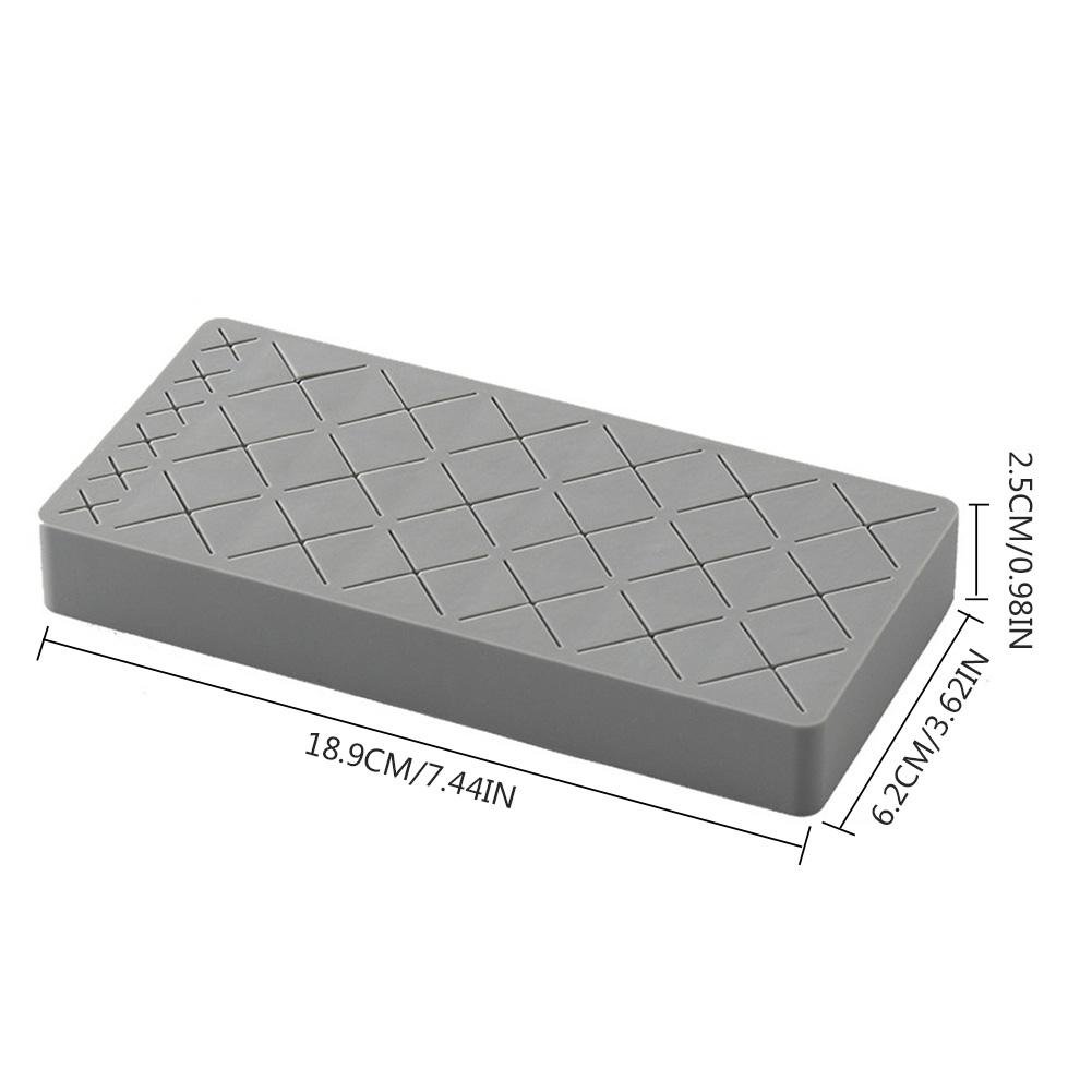 18-Grid Silicone Lipstick Organizer — Self-Sealing Makeup Rack