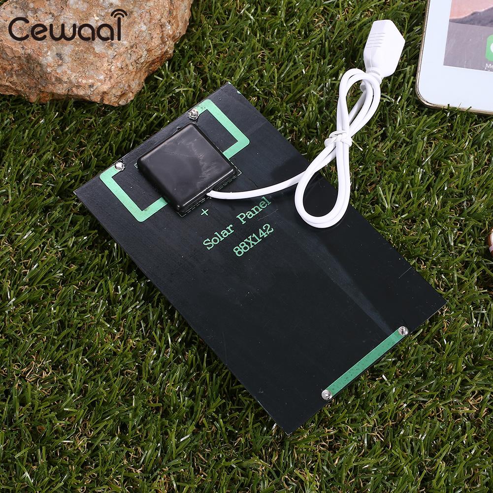 USB Solar Panel Charger 5W — Power Anywhere Sunlight Reaches