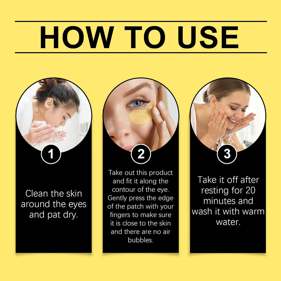 Gold Hydrogel Eye Mask for Fine Lines & Puffiness