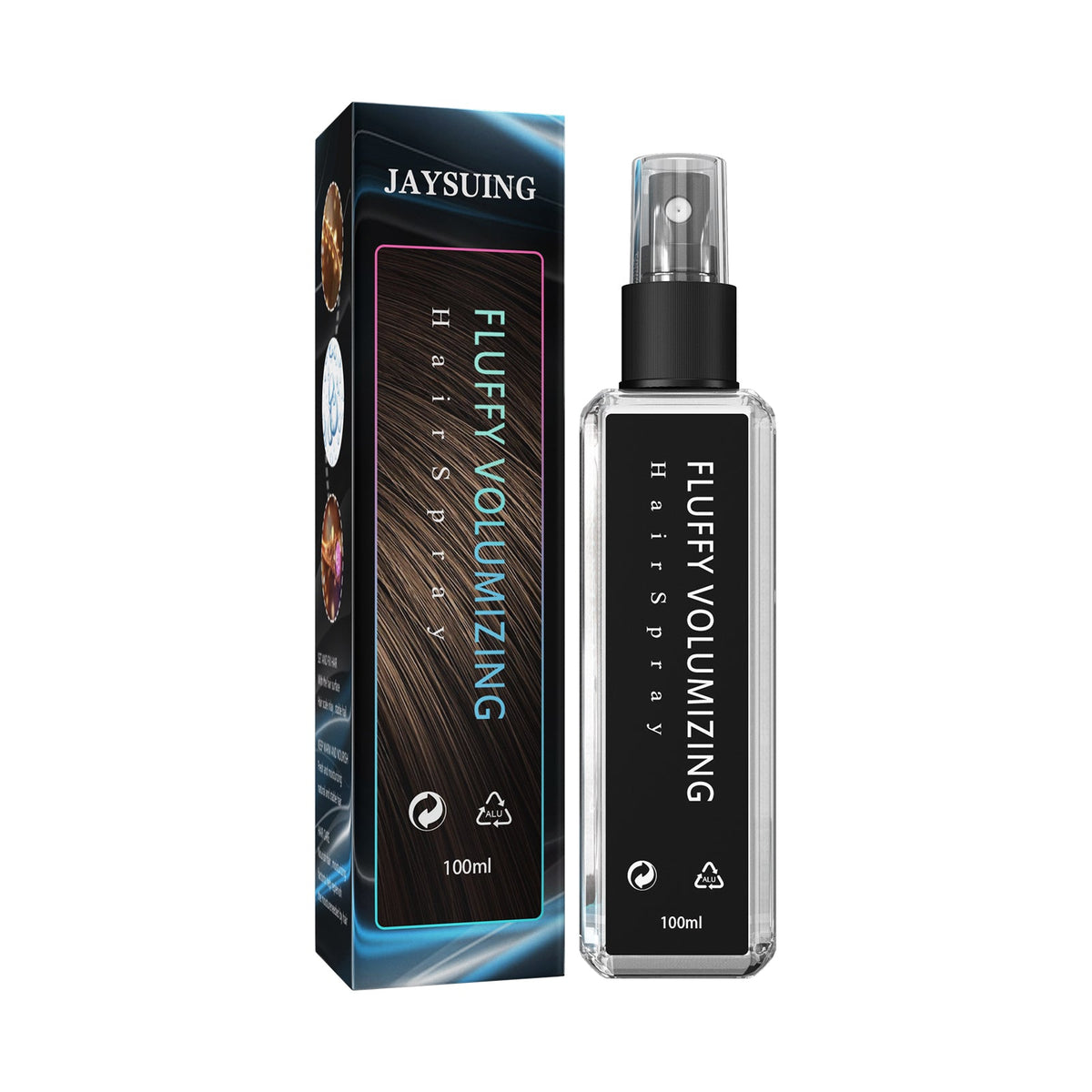 Volumizing Hair Styling Spray for Curls, Frizz & Hold