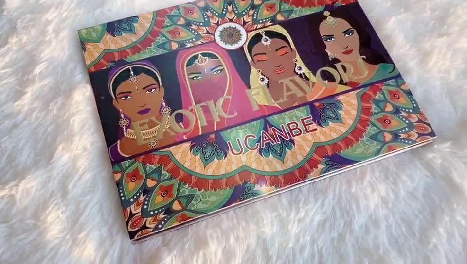 48-Color Eyeshadow Palette for Bold Colorful Looks
