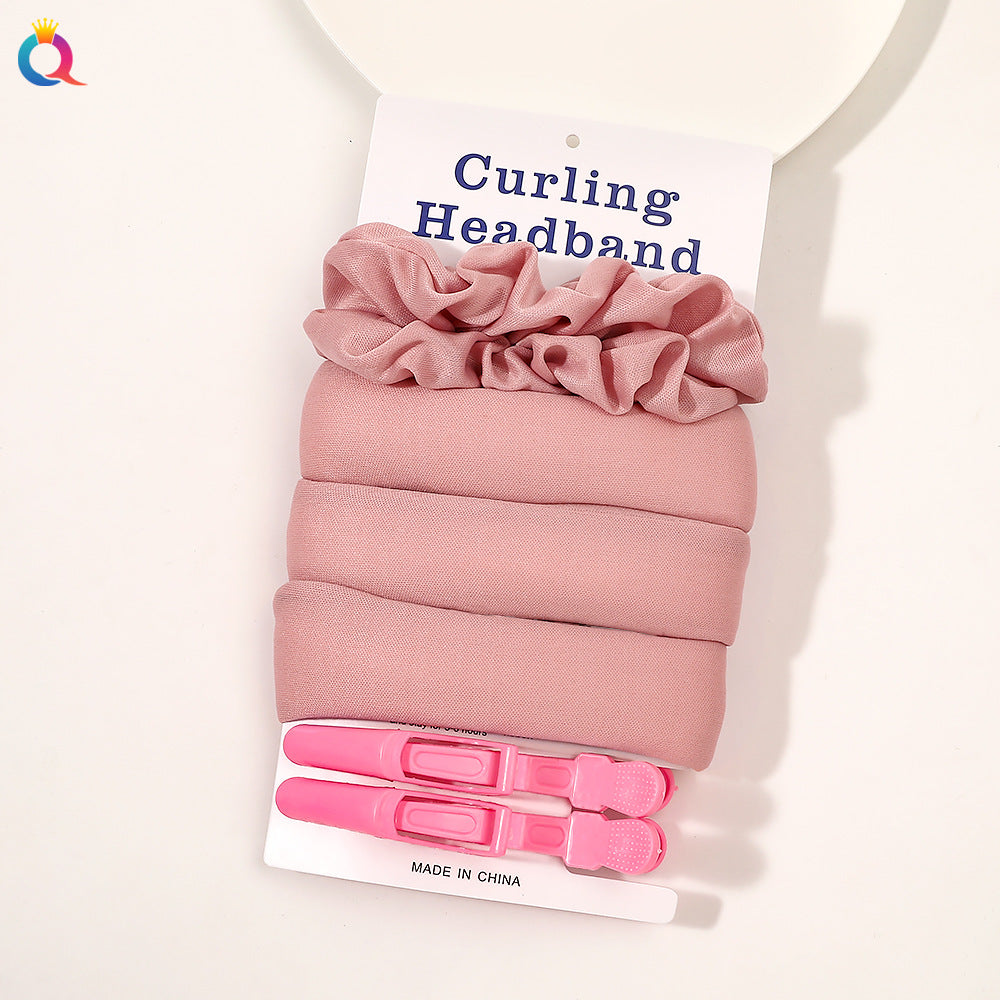 Heatless Curls Band — Overnight Waves Without Damage