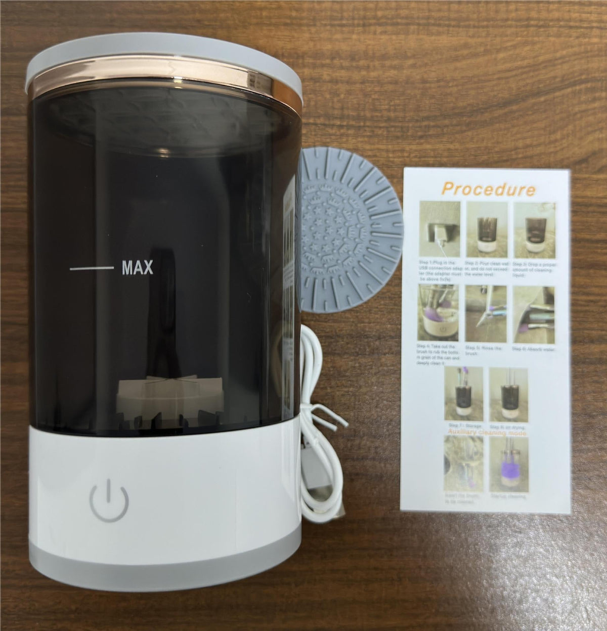 Makeup Brush Cleaner Machine — Automatic Spinning Wash