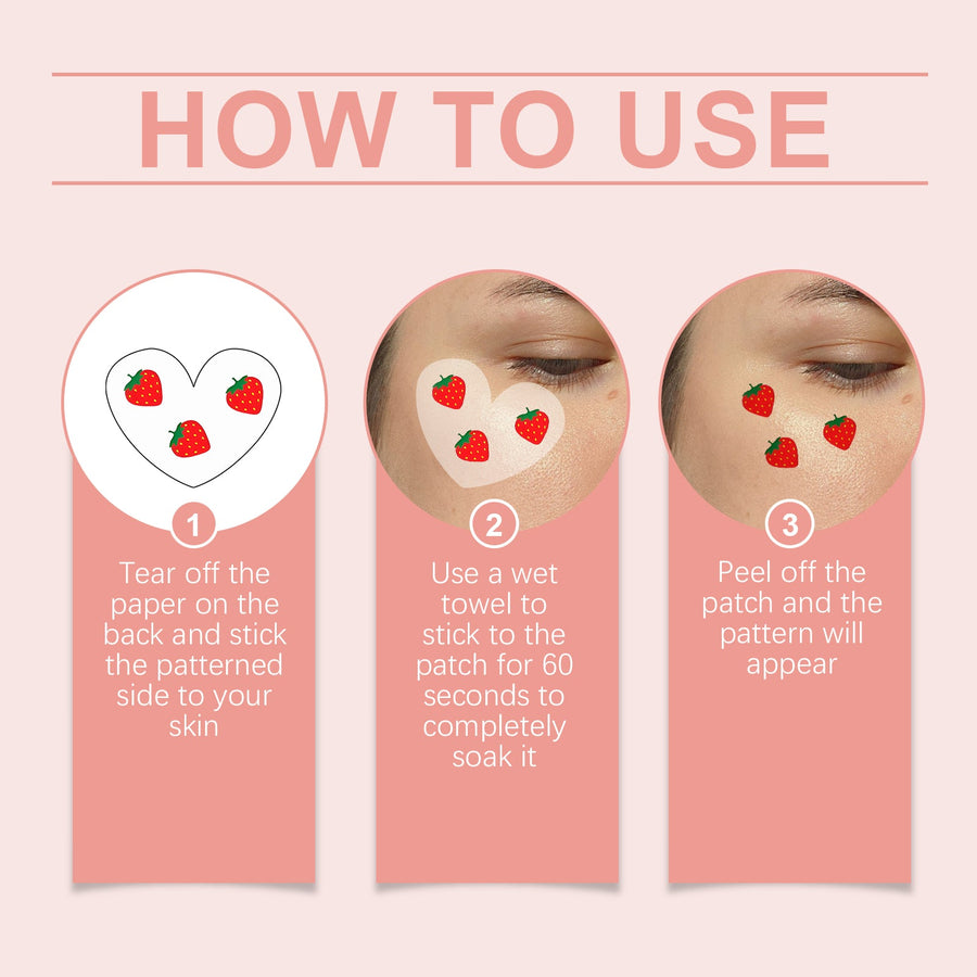Strawberry Makeup Patches for Instant Playful Glam