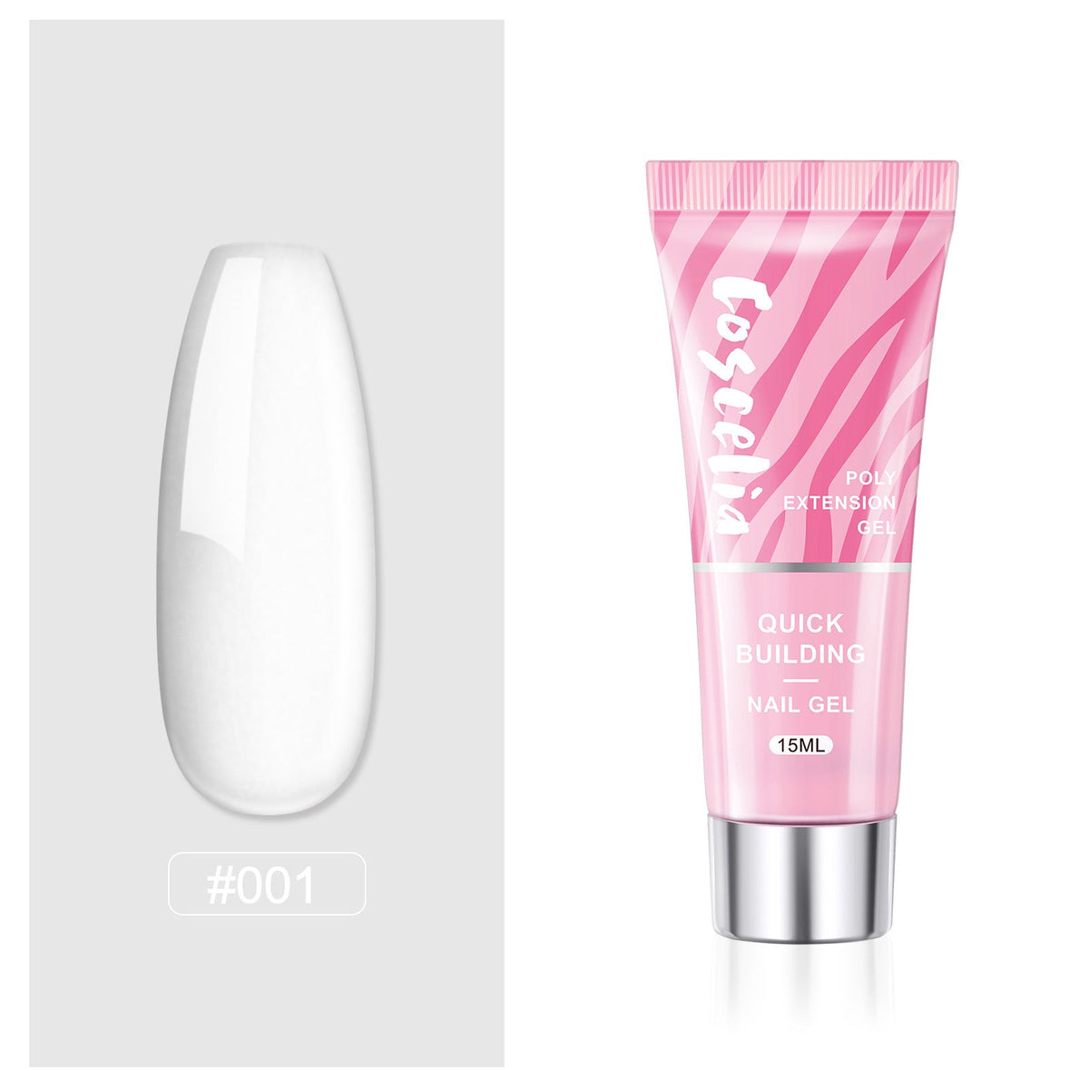 Poly Nail Extension Gel — Crystal-Infused, Quick-Building