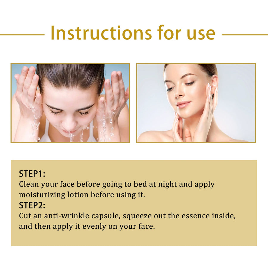 Retinol Night Serum Capsules for Smoother-Looking Skin