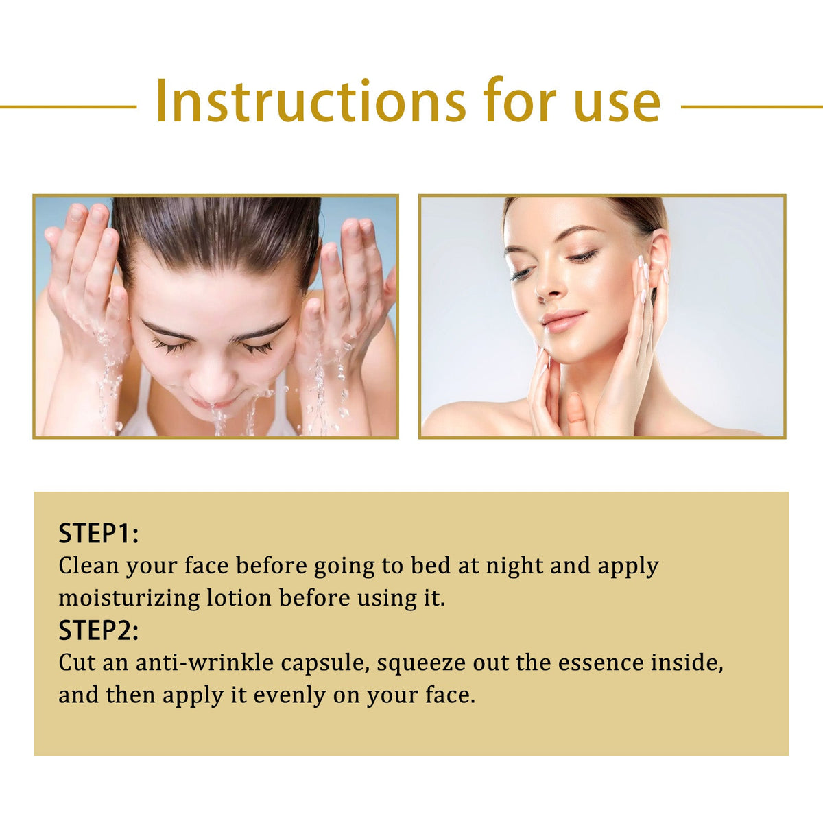 Retinol Night Serum Capsules for Smoother-Looking Skin