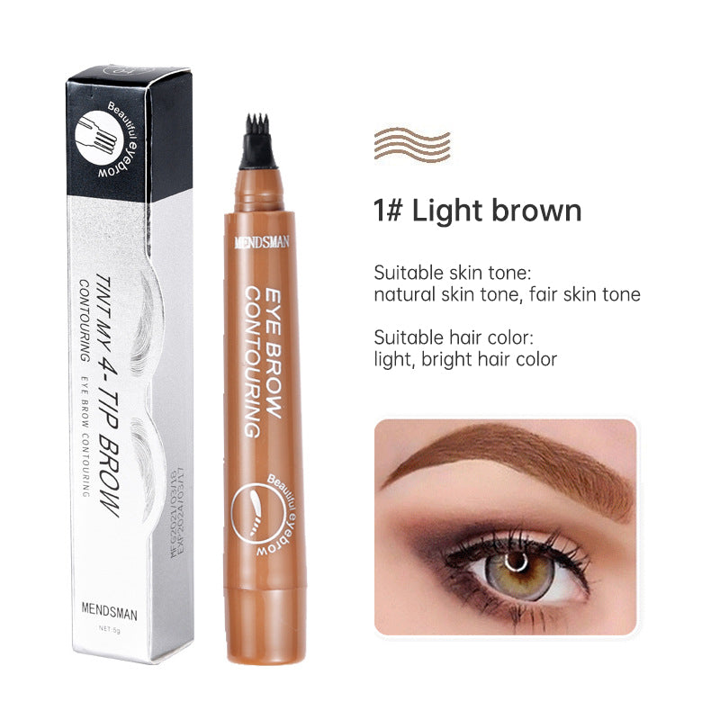Fork Tip Liquid Eyebrow Pencil for Natural Brows