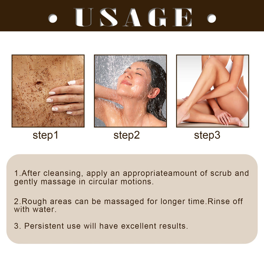 Coffee Body Scrub for Smoother, Softer-Looking Skin