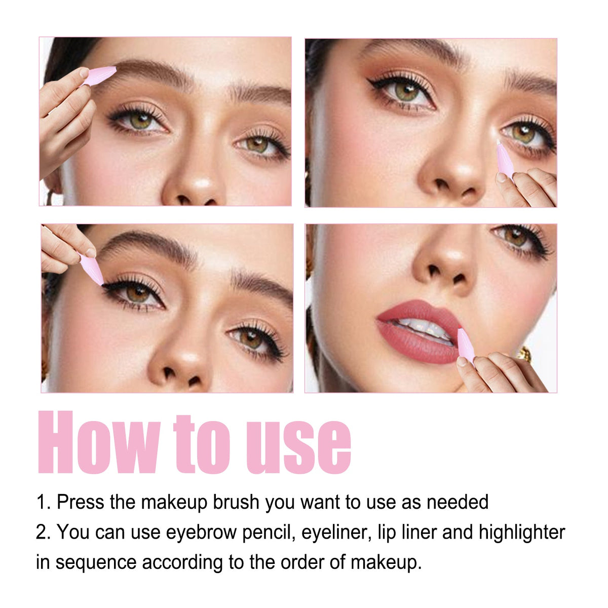 4-in-1 Makeup Pen — Complete Eye & Lip Makeup in One