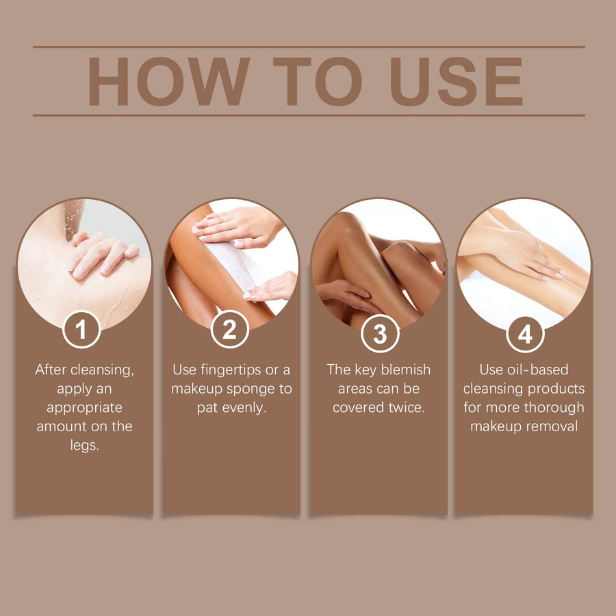 Leg Makeup Foundation for Natural-Looking Coverage