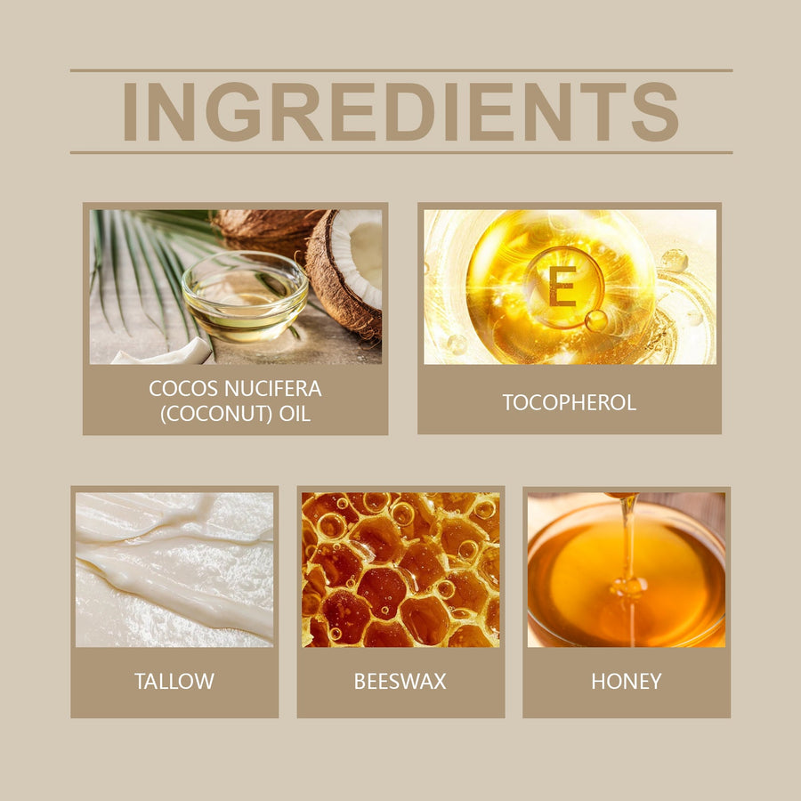Grass-Fed Tallow Moisturizer for Deep Dry Skin Relief