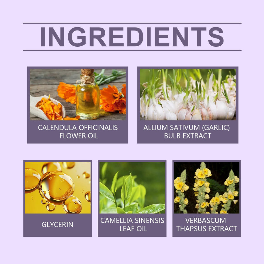 Herbal Ear Drops for Gentle Daily Earwax Cleansing