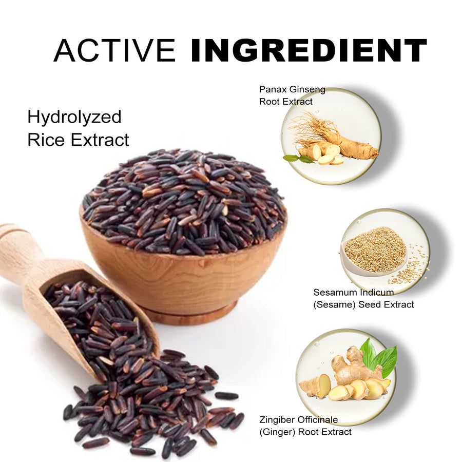 Black Rice Water Spray for Fuller-Looking, Nourished Hair