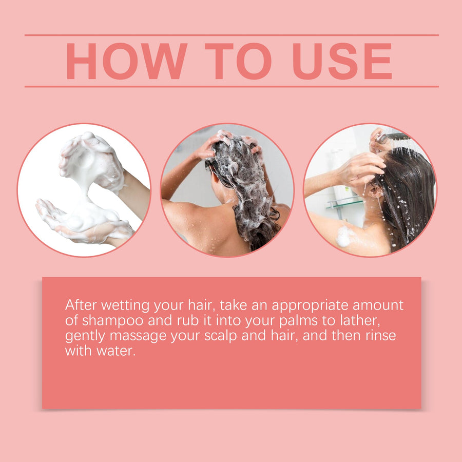White Peach Fragrance Shampoo for Smooth, Frizz-Free Hair