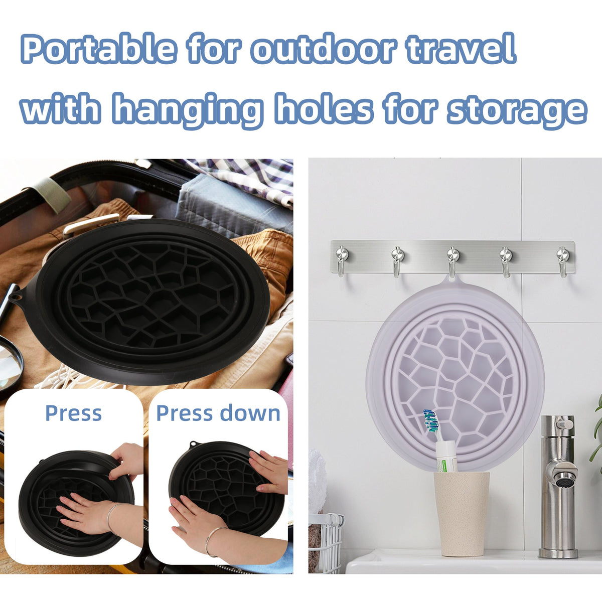 Foldable Ice Facial Therapy Basin — Portable Cryotherapy