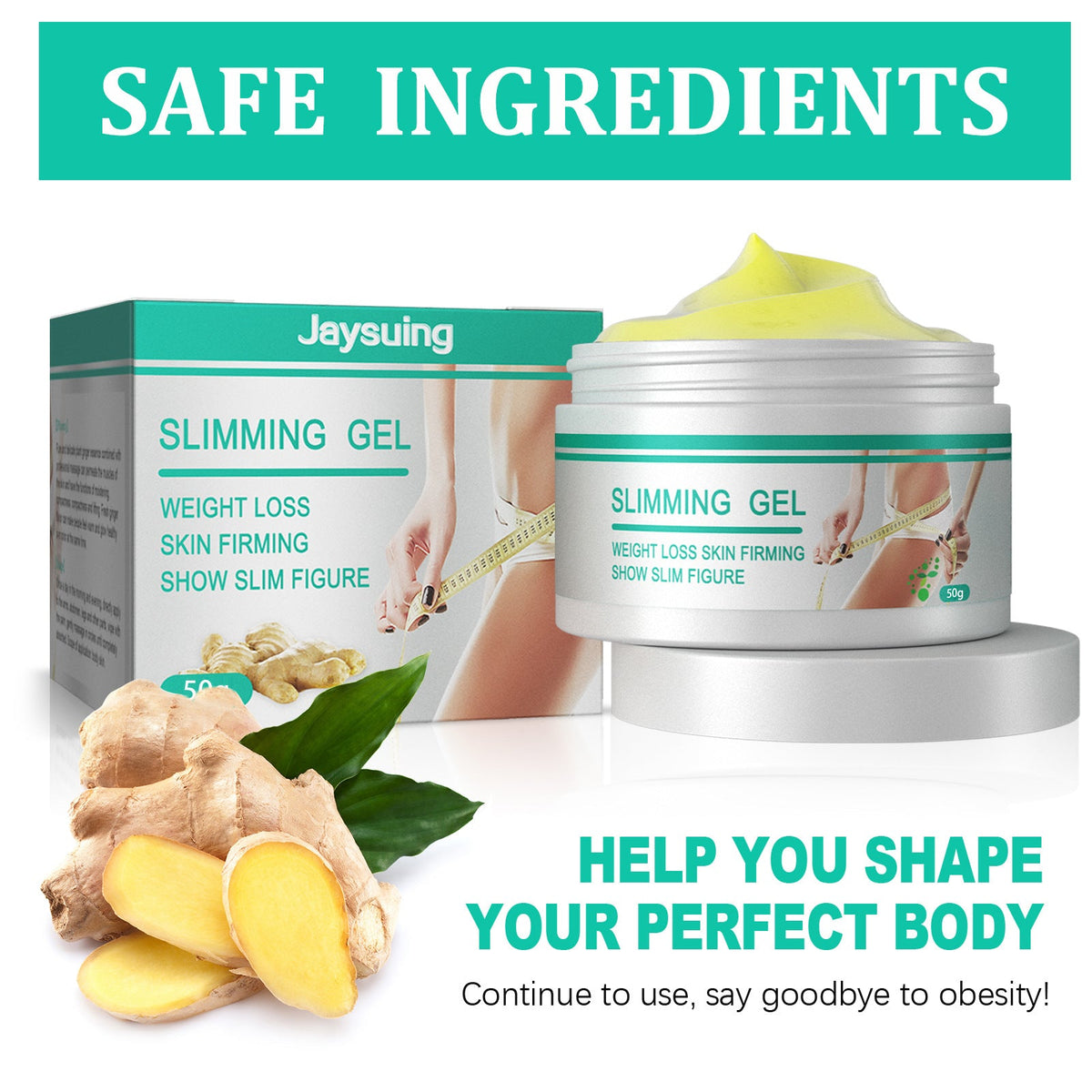 Jaysuing Ginger Firming Massage Cream for Body Contouring