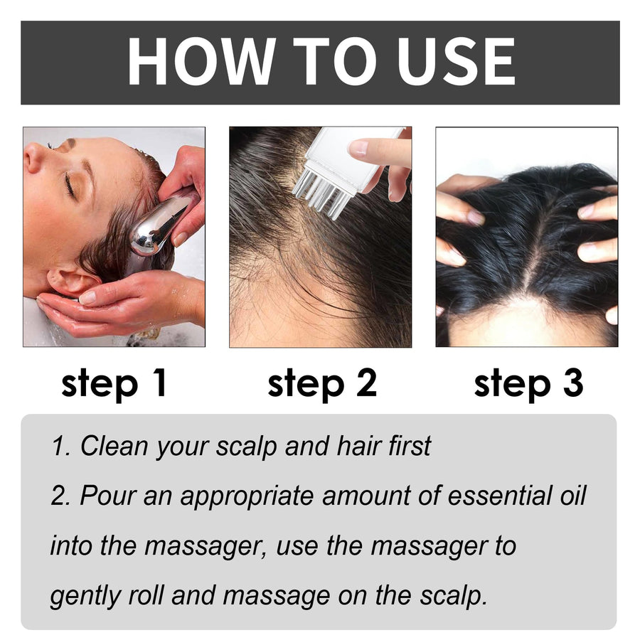 Hair Strength Serum With Scalp Massage Roller