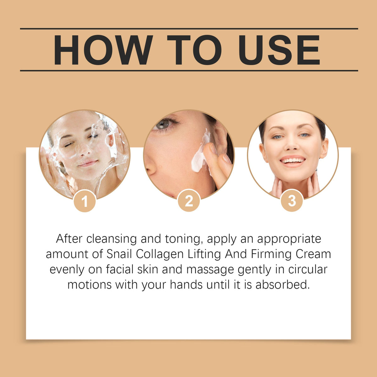 Snail Collagen Firming Cream for Visible Lifting & Glow
