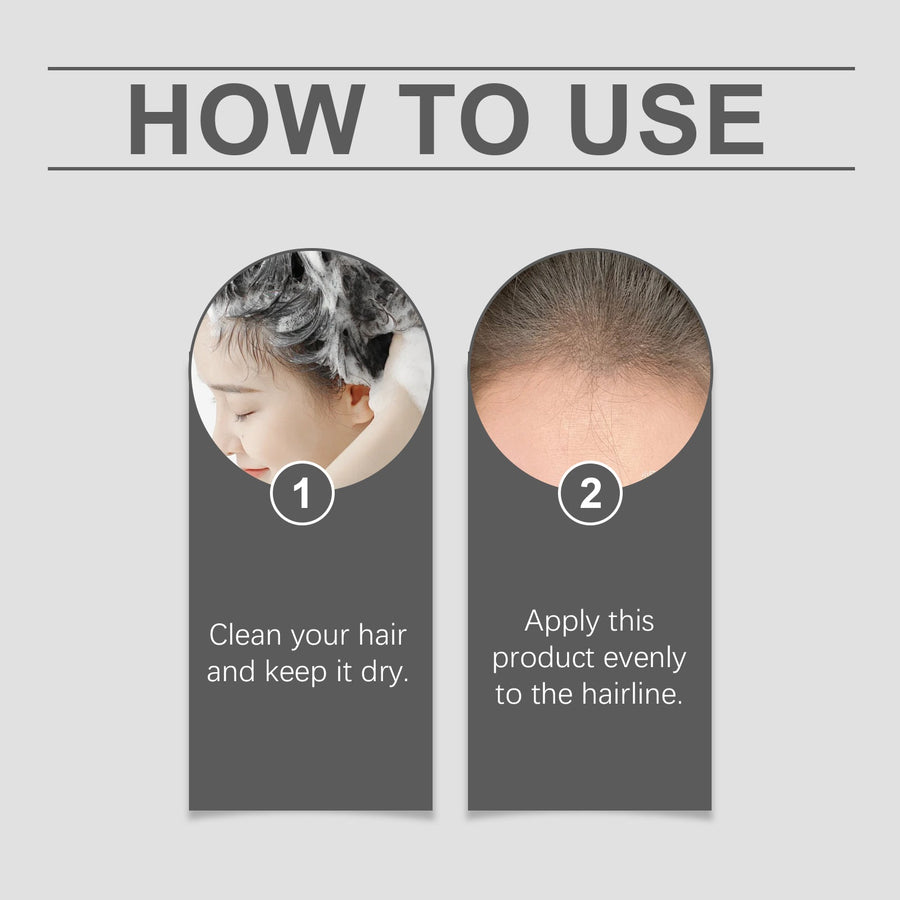 Hair Volumizing Powder for Sparse Hairline Gap Coverage