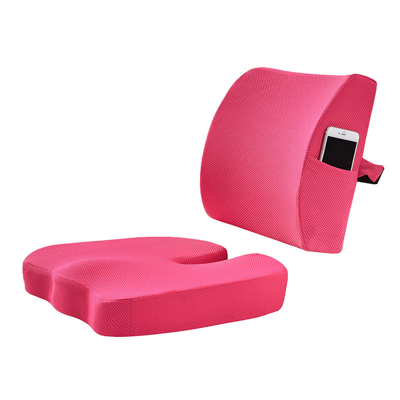 Gel Seat Cushion Set — Cool Ergonomic Support for Car & Office