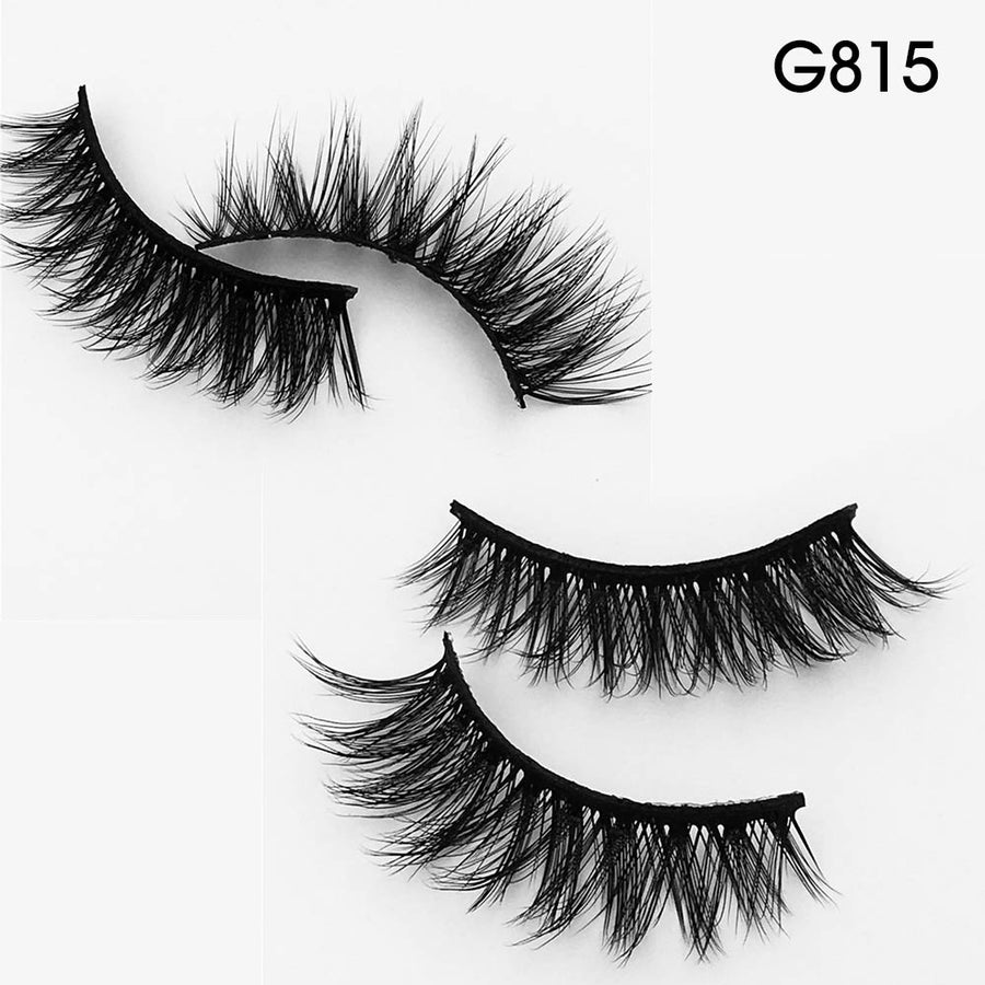 False Eyelashes: Dramatic 3D Volume, 5 Lash Styles