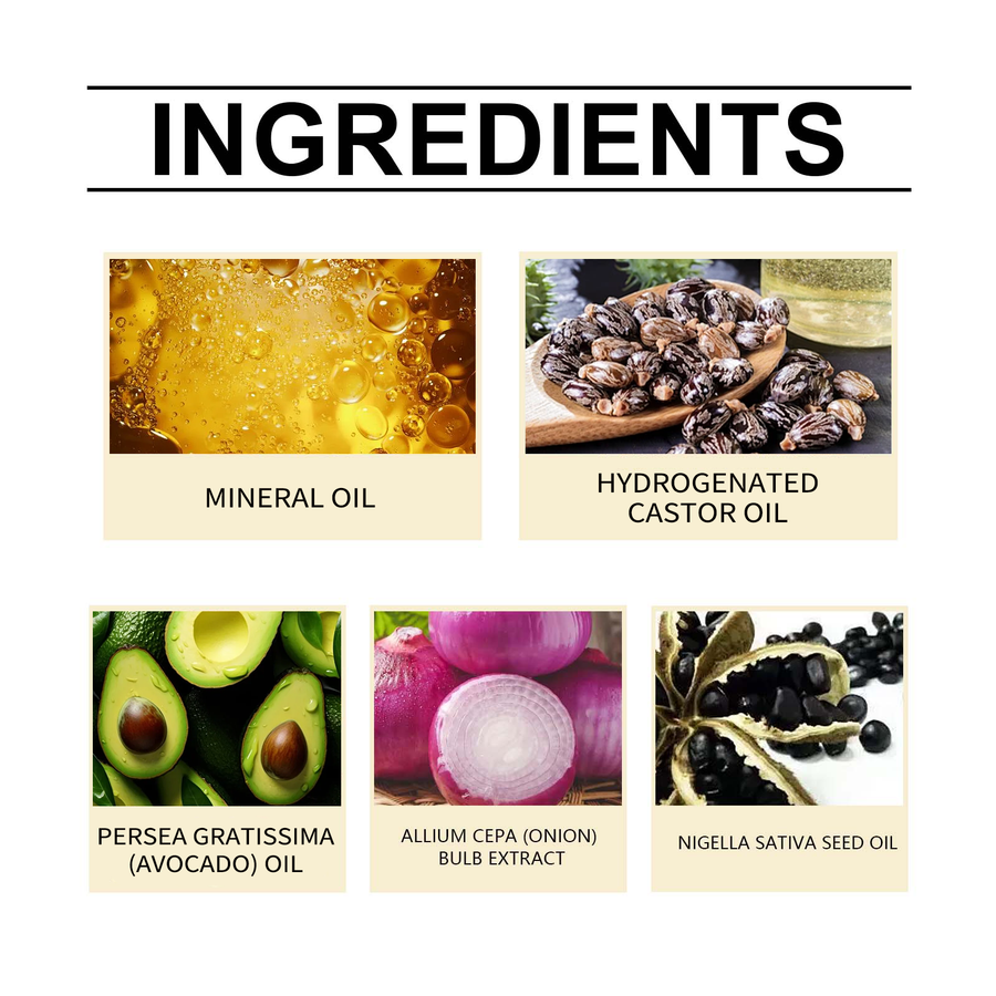 Red Onion Hair Oil for Fuller-Looking, Nourished Hair